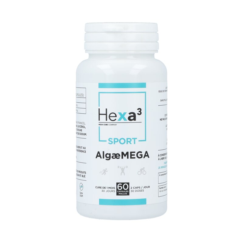 Capsules Sport AlgaeMEGA - Hexa3