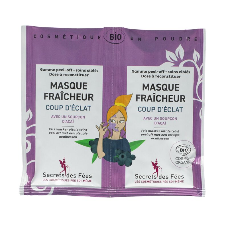 Masque Fraîcheur Coup d'Éclat - Secrets des Fées