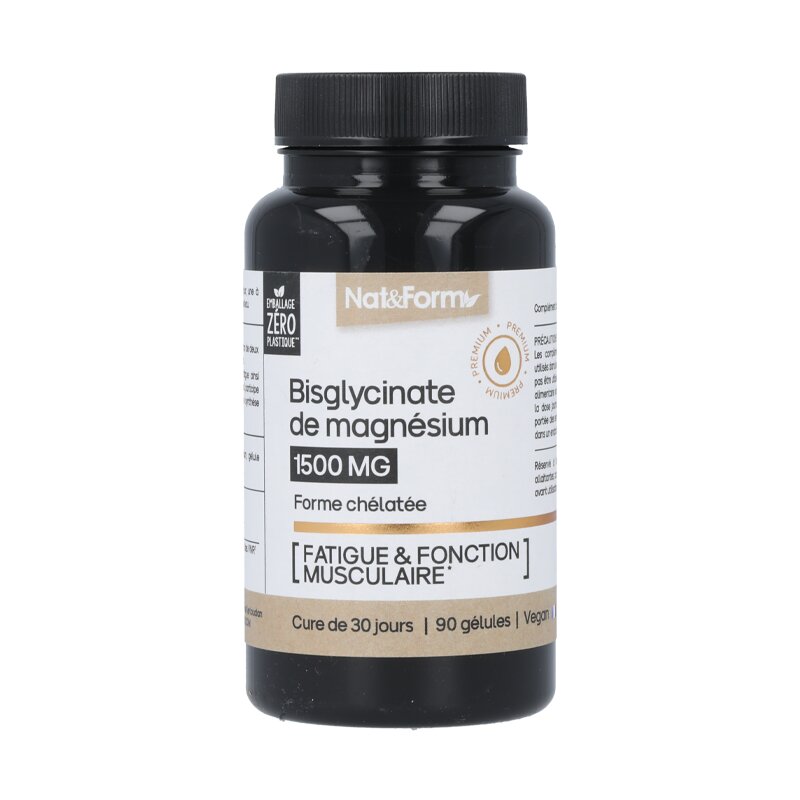 Gélules Bisglycinate de Magnésium - Nat&Form