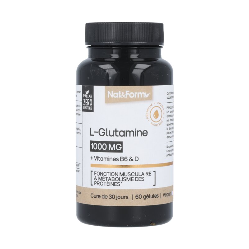 Gélules Glutamine - Nat&Form