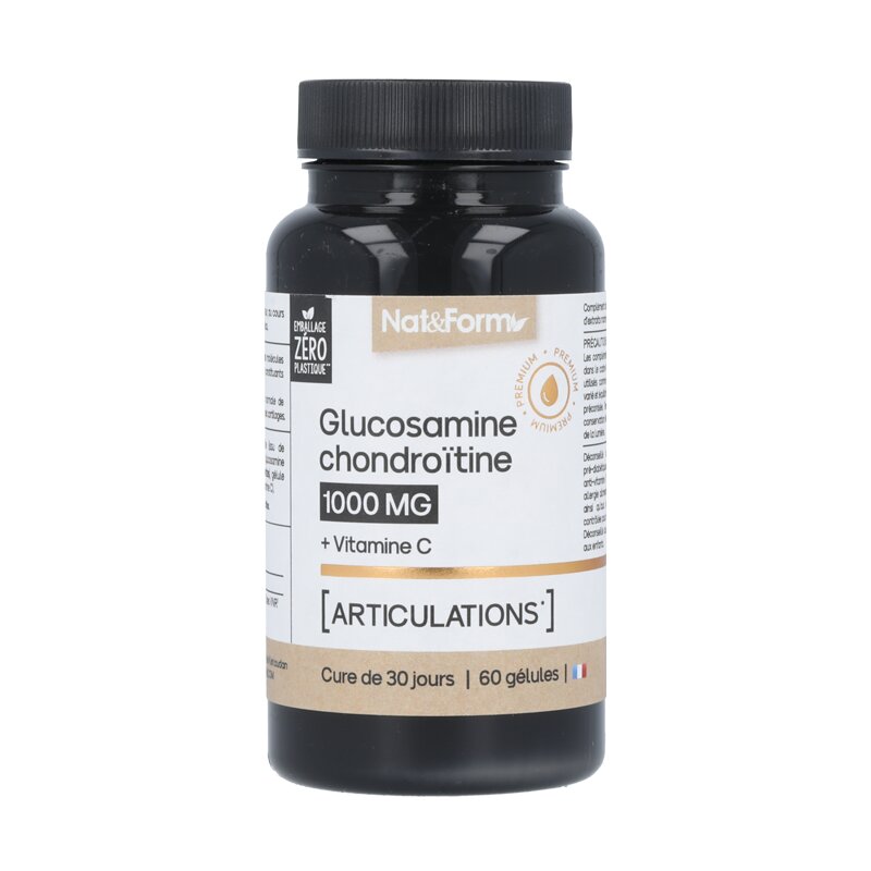 Gélules Glucosamine Chondroïtine - Nat&Form