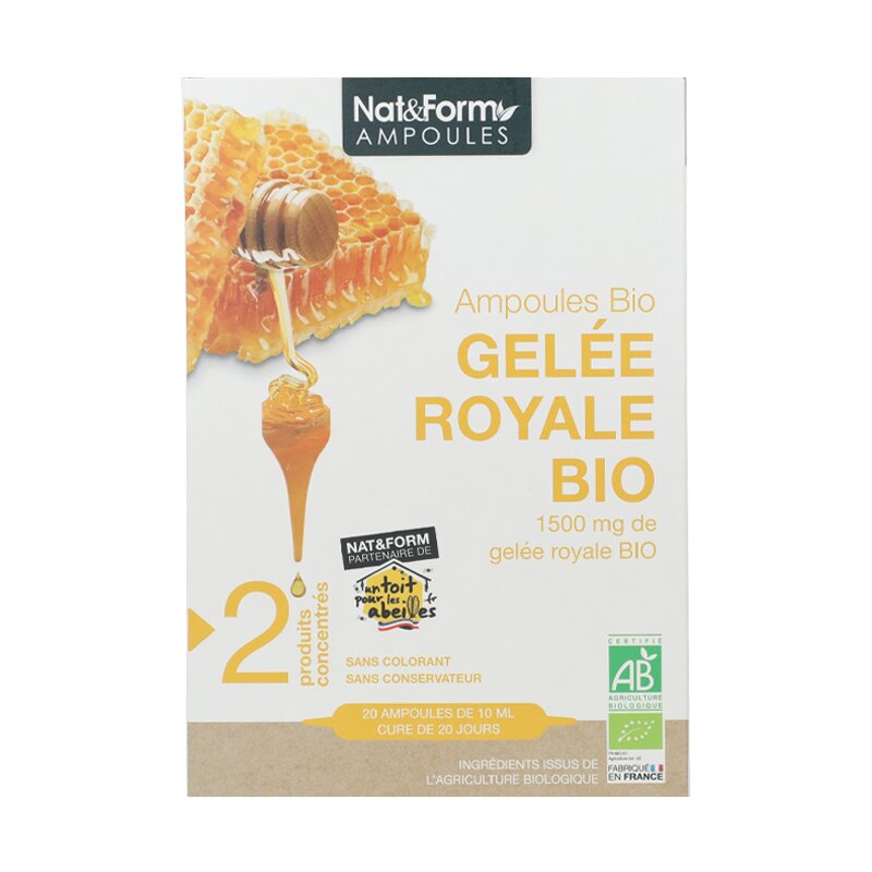 Ampoules Gelée royale - Nat&Form