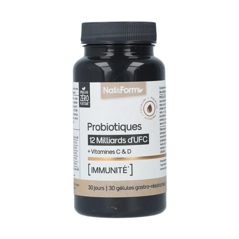 Gélules Probiotiques Immunité - Nat&Form