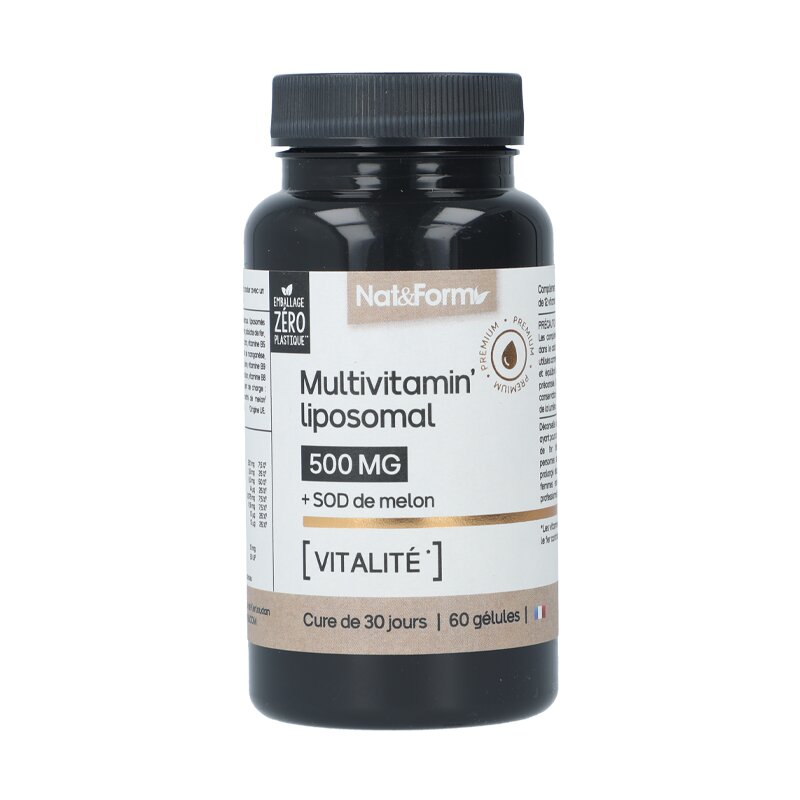 Gélules Multivitamin' Liposomal - Nat&Form