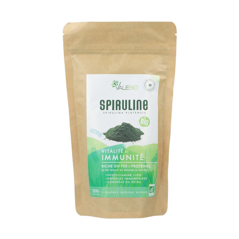 Spiruline en poudre - Valebio