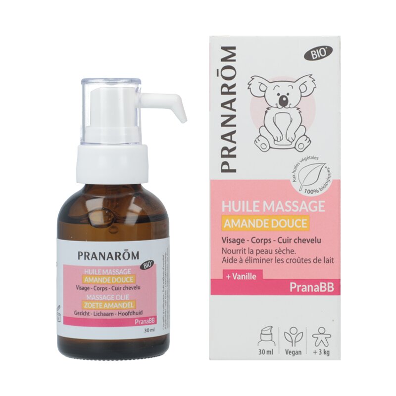Huile massage amande douce PranaBB - Pranarôm
