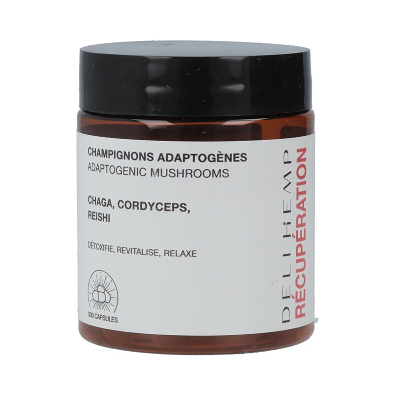 Gélules Récupération Champignons Adaptogènes - Deli Hemp