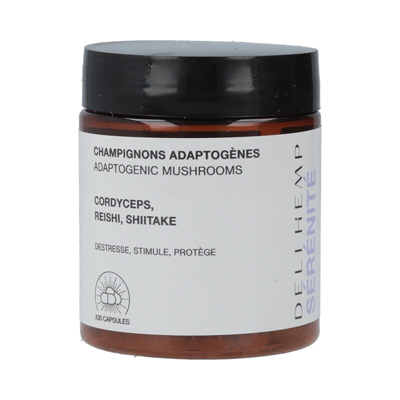 Gélules Sérénité Champignons Adaptogènes - Deli Hemp