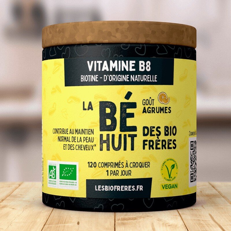 Comprimés Vitamine B8 - Les Bio Frères