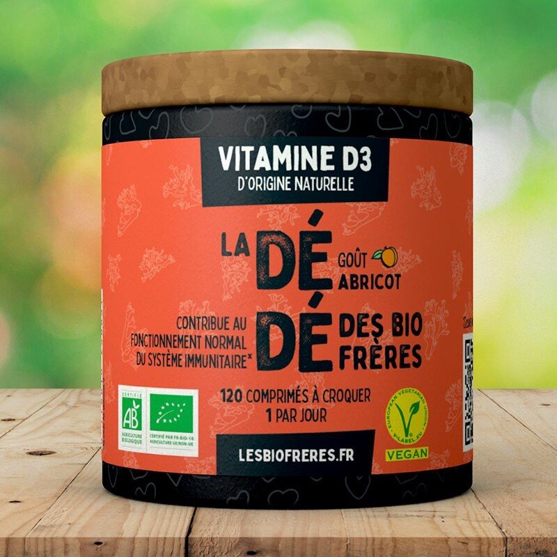 Comprimés Vitamine D3 - Les Bio Frères