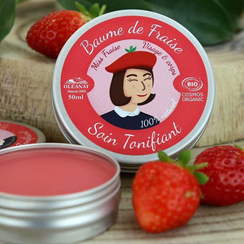Baume Tonifiant Fraise - Oléanat